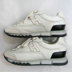 Hermes Trail Sneakers 40 White Leather Shoes — view 4