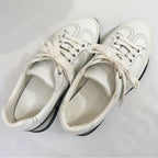 Hermes Trail Sneakers 40 White Leather Shoes — view 7