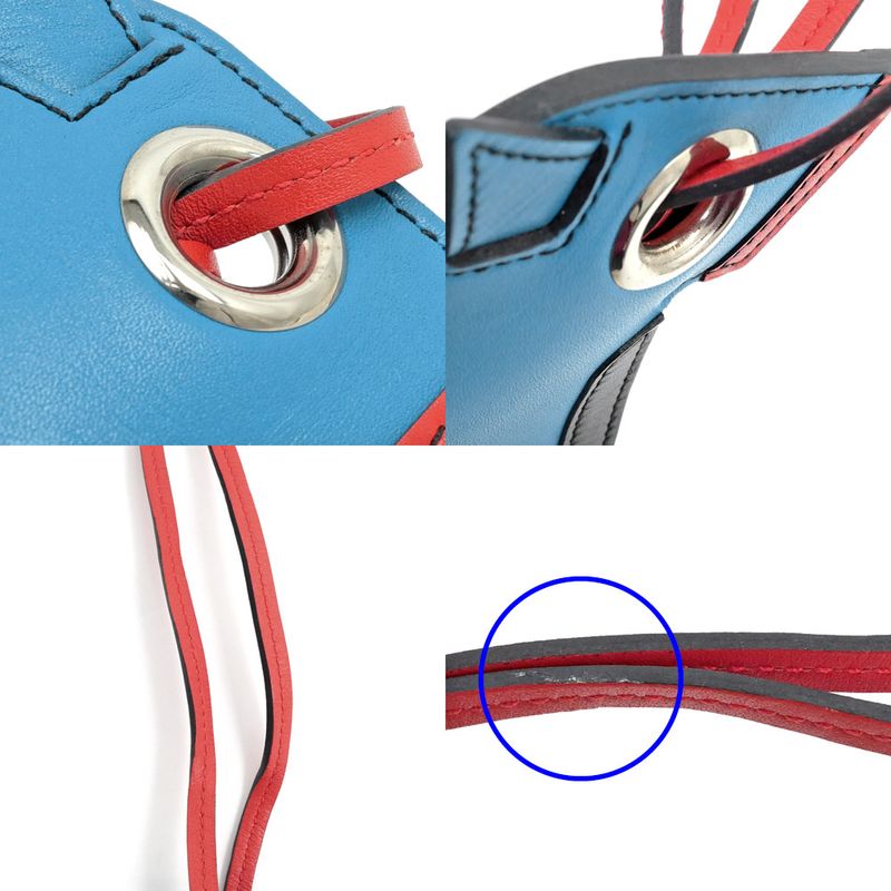 Hermes Camaille Bag Charm Blue-zanzibar Orange Poppy Blue-type — view 9
