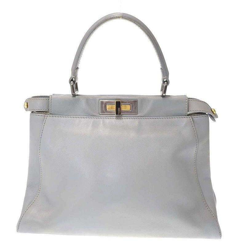 Fendi Peekaboo Bag Medium 2 Wayleather Shoulder 8 Bn226 Blue