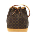 Louis Vuitton Monogram Noe Shoulder Bag Brown Gold Vintage