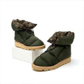 Louis Vuitton Pillow Line Monogram Boots Short Shoes Nylon Khaki Brown