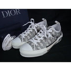 Dior Blue Top Sneakers 40 Shoes Ivory