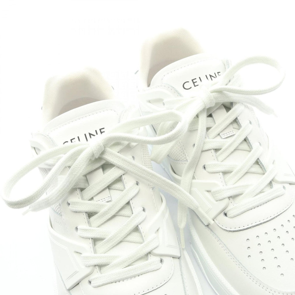 Celine Sneakers Lace Up White Leather — view 8