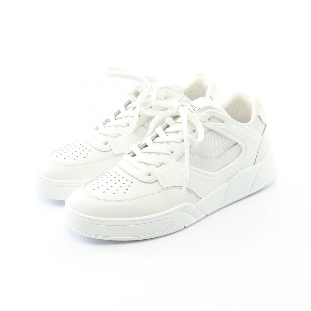 Celine Sneakers Lace Up White Leather
