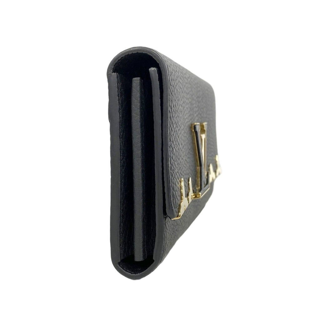 Louis Vuitton Wallet Portefeuille Capucines Noir — view 2