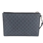Gucci GG Supreme Night Courier Leather Clutch Pouch Business — view 2