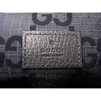 Gucci Clutch Gray Black GG Canvas Second Display — view 9