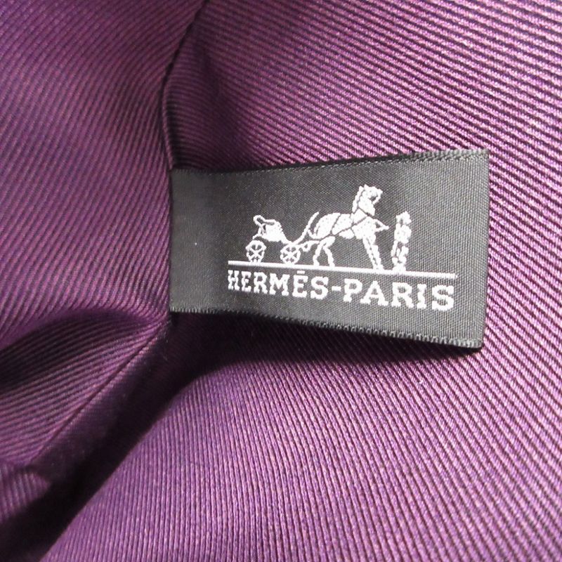 Hermes Palmyre Canvas Rouge Vif Prune Pouch 0179 — view 6