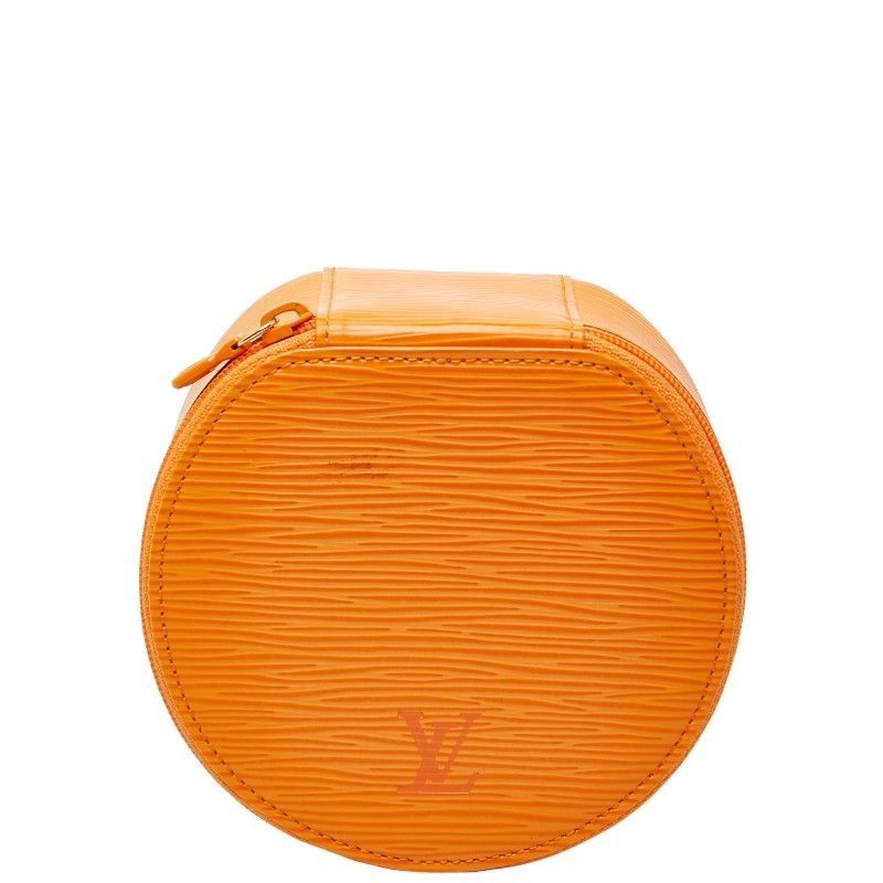 Louis Vuitton Epi Ecrin Bijou Pouch Case Orange