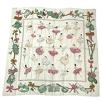 Hermes Carre 90 LA Dance Ballet Dancer Ballerina Scarf Silk Beige