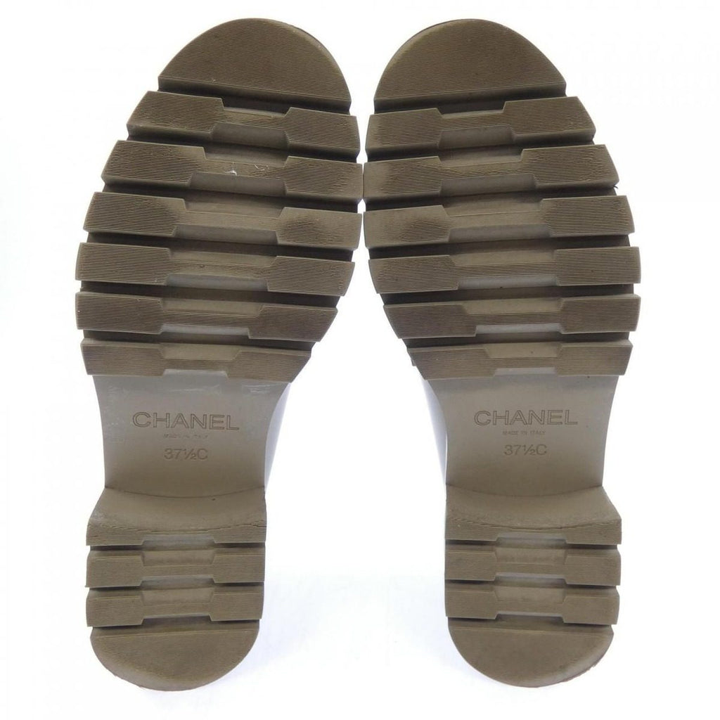 Chanel Loafers Shoes Khaki — view 4
