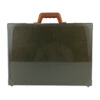 Hermes Business Bag Espace PM Attache Case Black Gold Hardware Carbon Leather