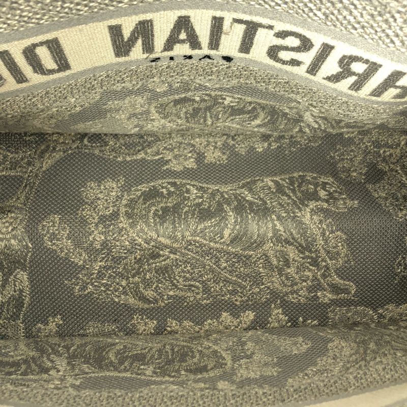 Christian Dior Toile de Jouy Reverse Book Tote Bag Medium Canvas Ivory — view 3