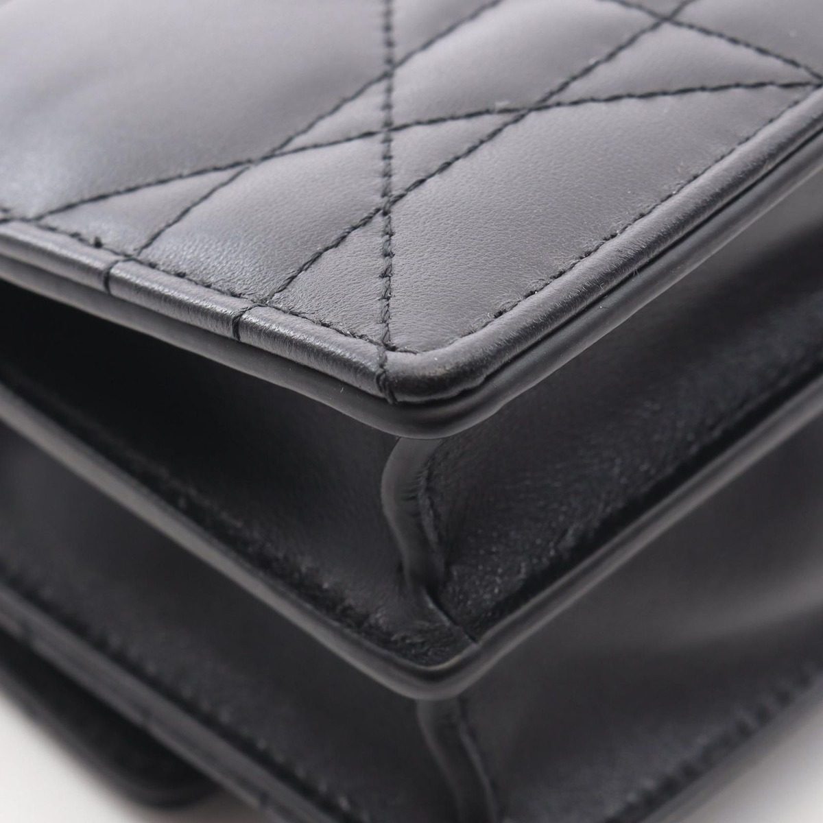 Dior Shoulder Bag Miss Caro Black Leather — view 5