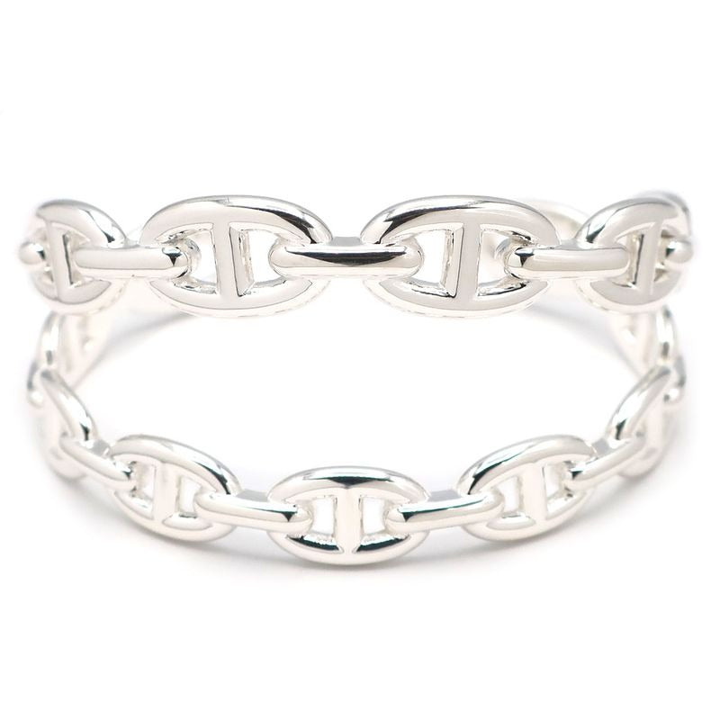 Hermes Chaine D'ancre Double Bracelet ST Silver AG 925 Accessories
