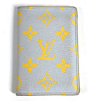 Louis Vuitton Card Case Organizer de Poche Leather Gray