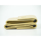 Chanel Coco Mark Button Trifold Folding Wallet Compact — view 4