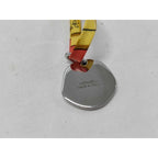 Hermes Necklace Tourbillon Silver Multicolor Metal Silk Cord — view 2