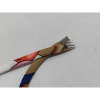 Hermes Necklace Tourbillon Silver Multicolor Metal Silk Cord — view 4