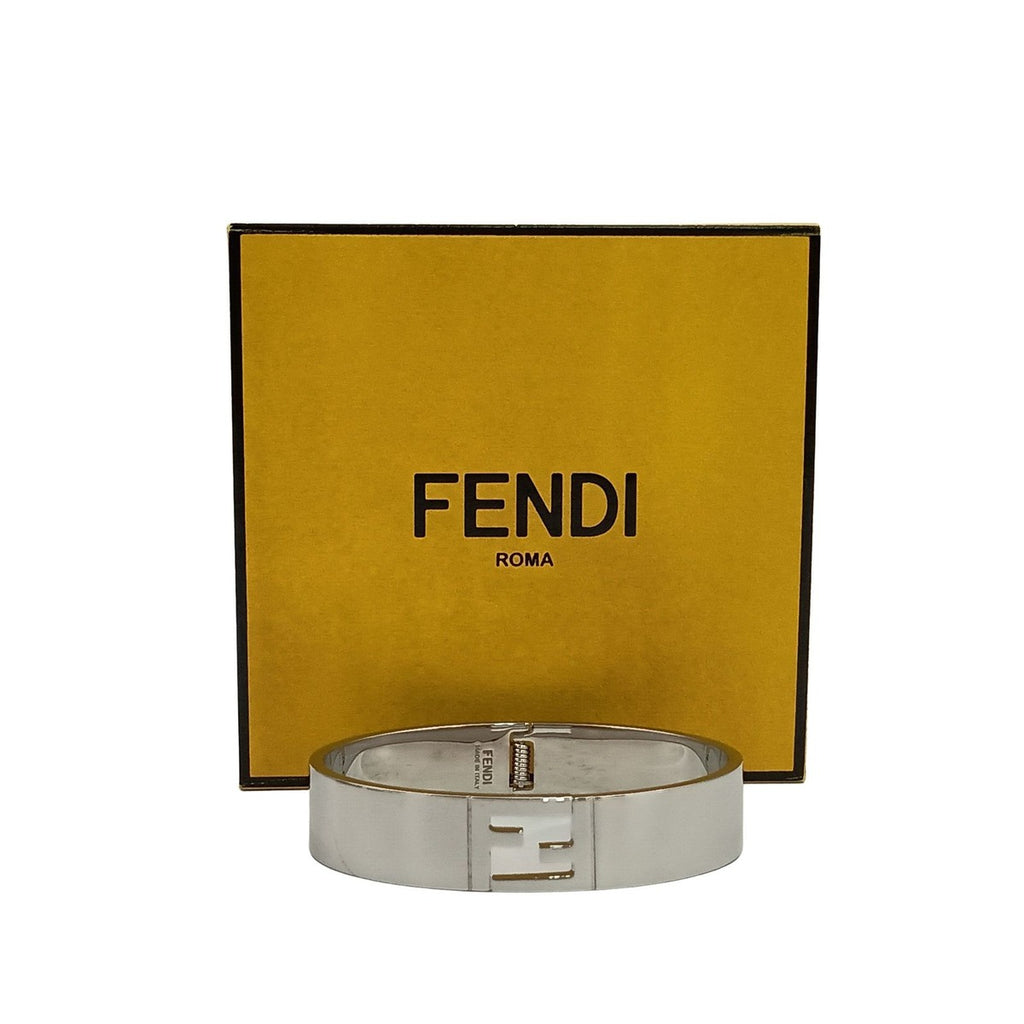 Fendi Bangle Silver Metal — view 5