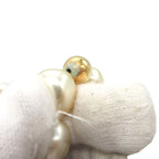 Christian Dior Vintage Faux Pearl Metal White Gold Necklace 0033 — view 3