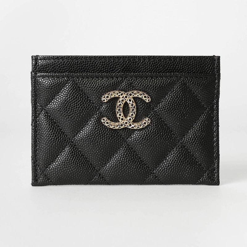 Chanel Pass Case Card Black