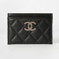 Chanel Pass Case Card Black