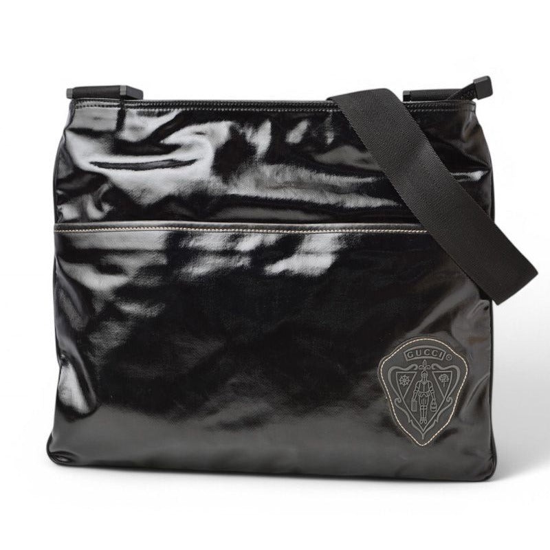 Gucci Shoulder Bag Cles Sto Emblem Black — view 2