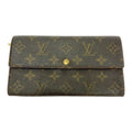 Louis Vuitton Monogram Pochette Porte Monet Cles Di Brown