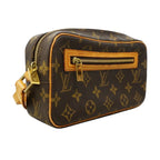 Louis Vuitton Shoulder Bag Monogram Pochette Cite Brown — view 2