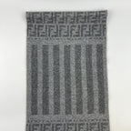 Fendi Scarf Gray Wool Vintage — view 4