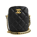 Chanel Mini Camera Case As2857 Faux Pearl Chain Shoulder Bag Lambskin