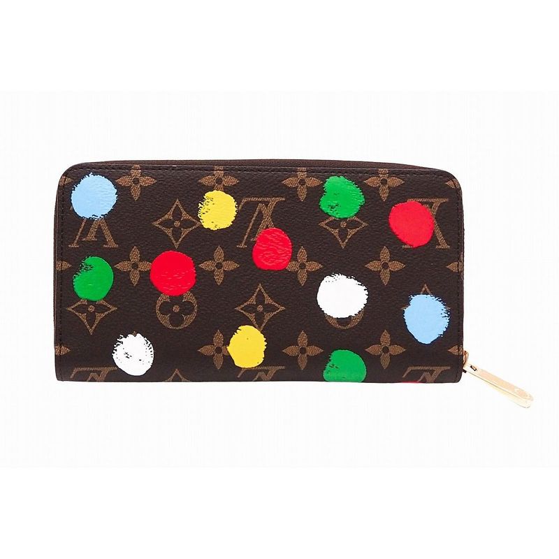 Louis Vuitton Yk Zippy Wallet Painted Dot Monogram Canvas Polka Yayoi Kusama — view 2