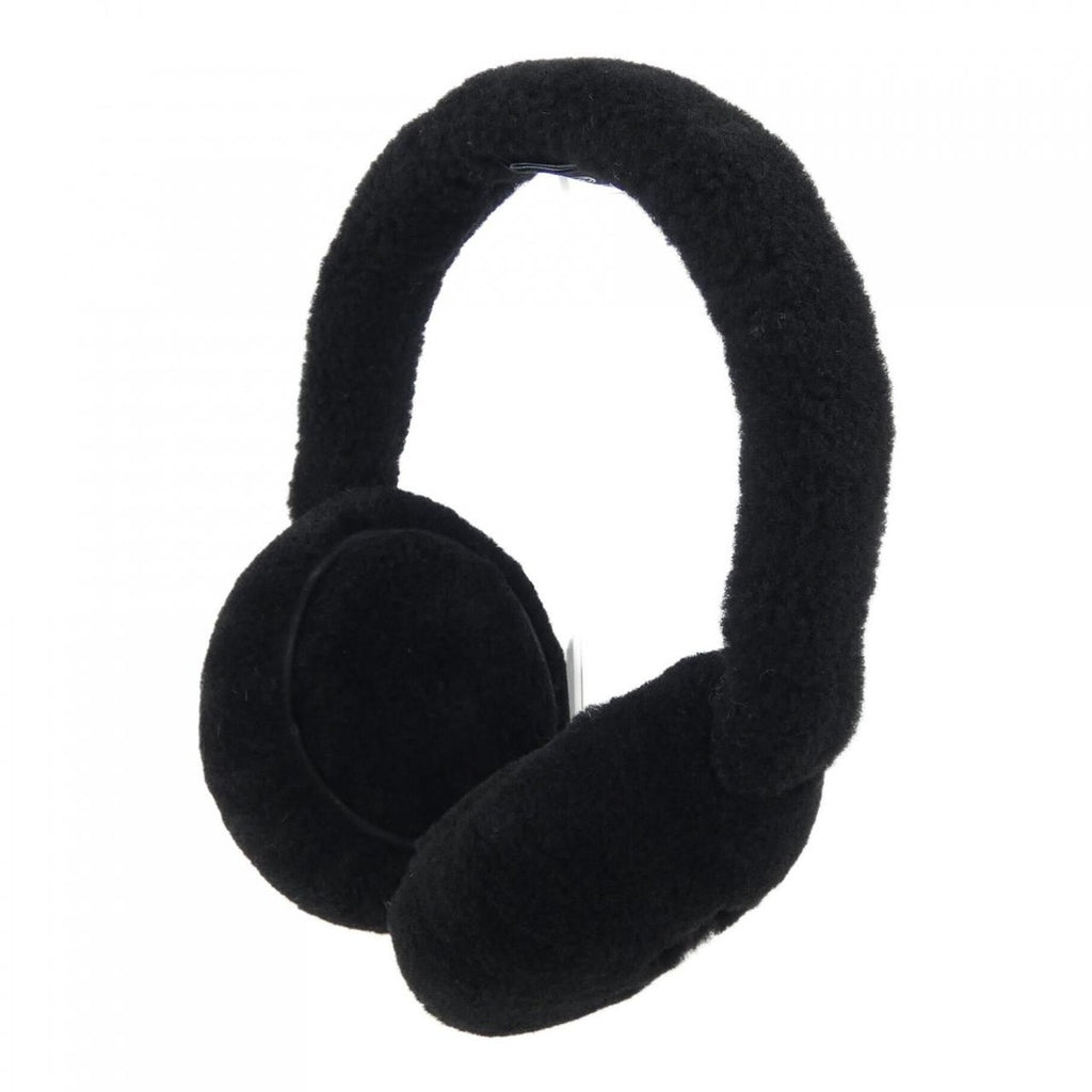 Chanel Ear Muffs Lambskin Black