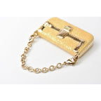 Fendi Key Holder Bag Charm Mamma Bucket Motif Yellow — view 3