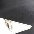 Fendi Bugs Monster 7 Va433 Calf Black Clutch Bag — view 6