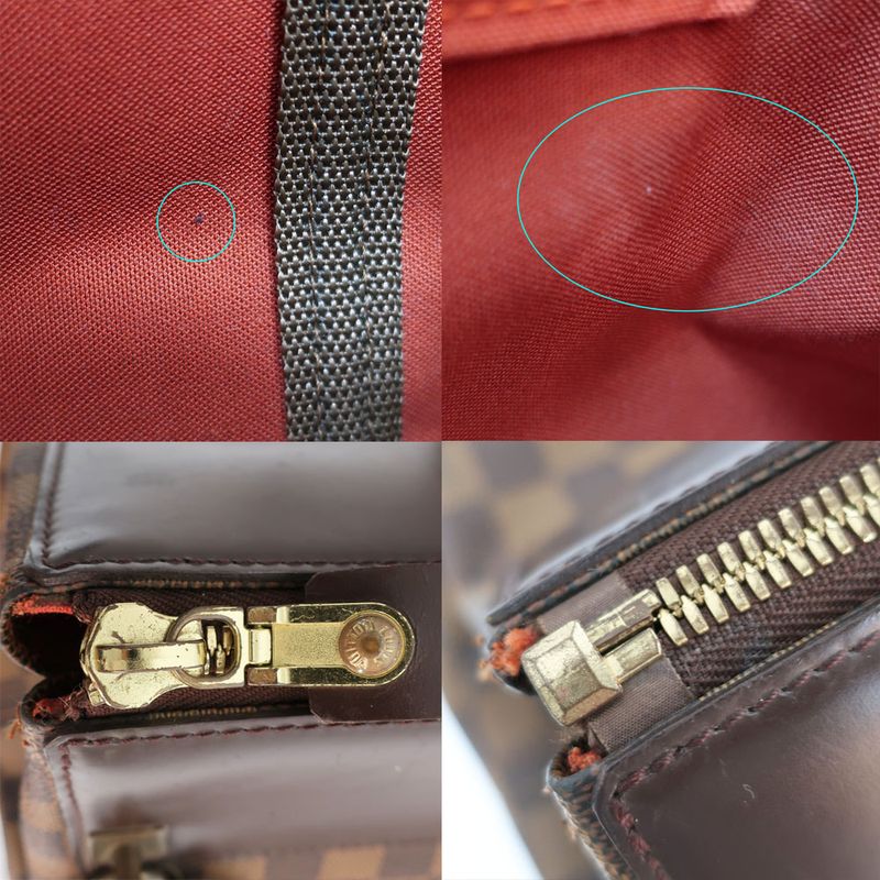 Louis Vuitton Greenwich PM Boston Bag Damier Brown Gdhardware — view 8