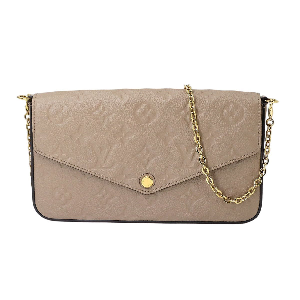 Louis Vuitton Monogram Empreinte Pochette Felicie Chain Wallet Leather
