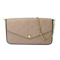 Louis Vuitton Monogram Empreinte Pochette Felicie Chain Wallet Leather