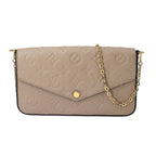 Louis Vuitton Monogram Empreinte Pochette Felicie Chain Wallet Leather