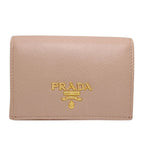 Prada Logo Card Case Leather