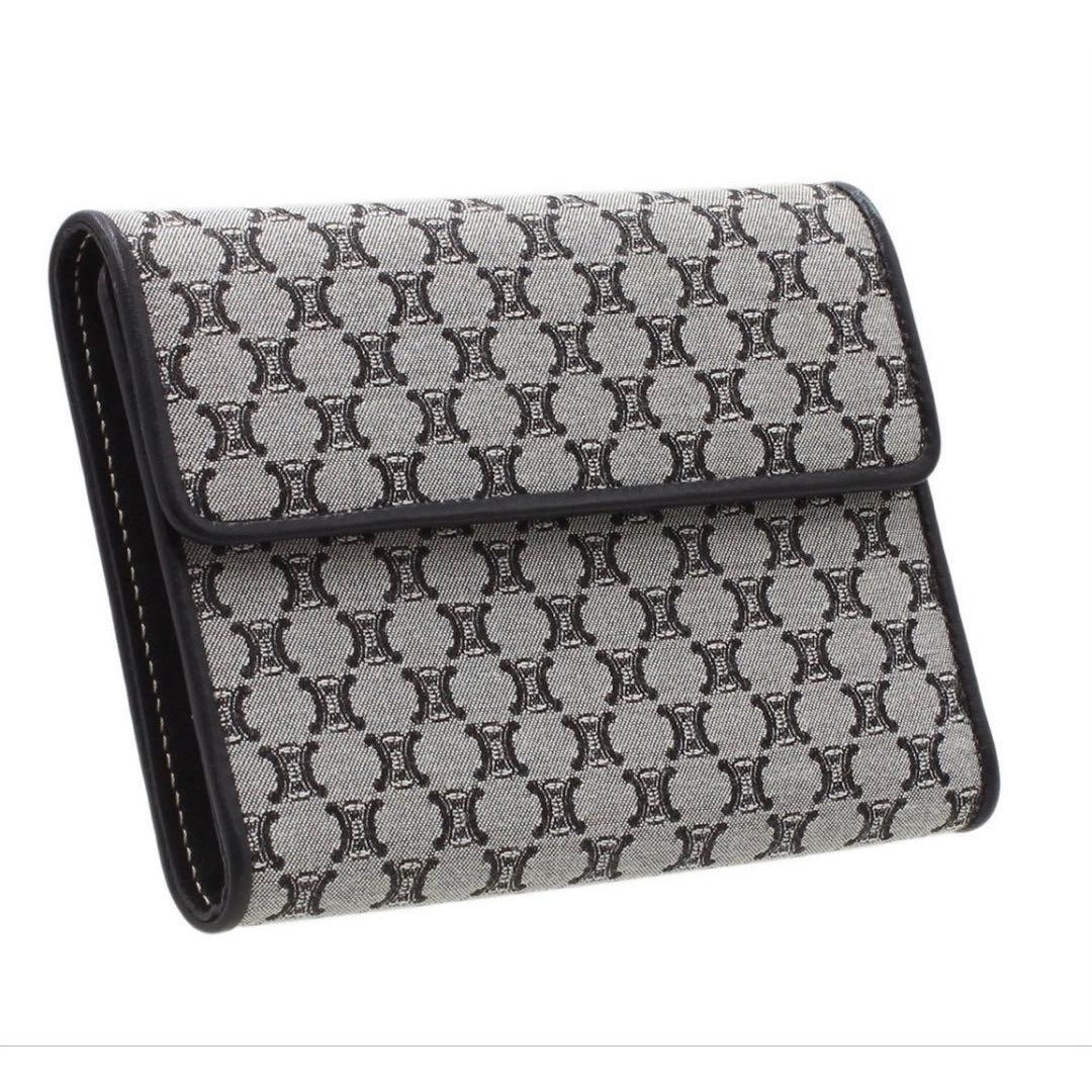 Celine Macadam Pattern Canvas Trifold Wallet — view 3