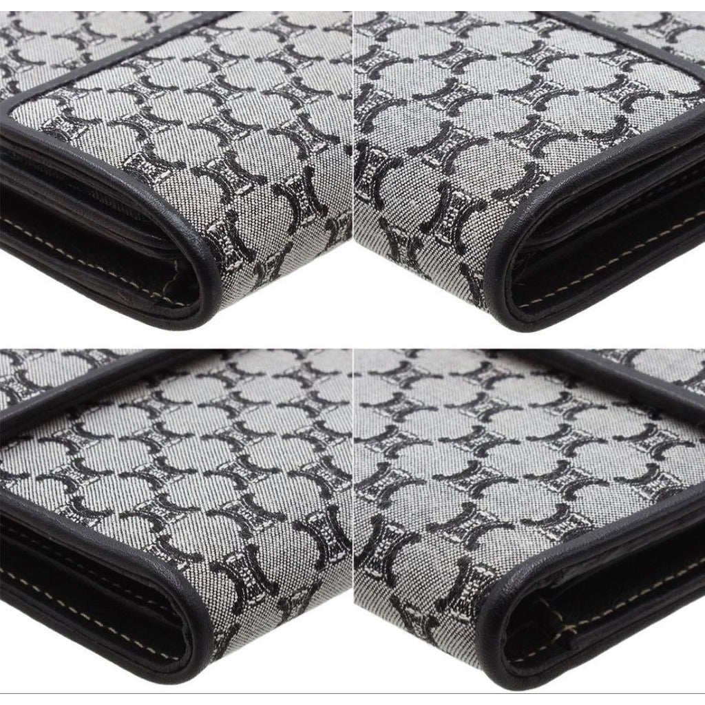 Celine Macadam Pattern Canvas Trifold Wallet — view 6