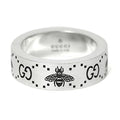 Gucci Ring GG & Bee Silver