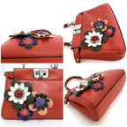 Fendi 2-Way Bag Micro Peekaboo Red — view 8