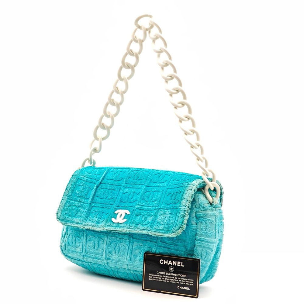 Chanel Pile CC Logo Plastic Chain Shoulder Bag