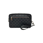 Louis Vuitton Damier Graphite Pochette Kasai Second Bag Black