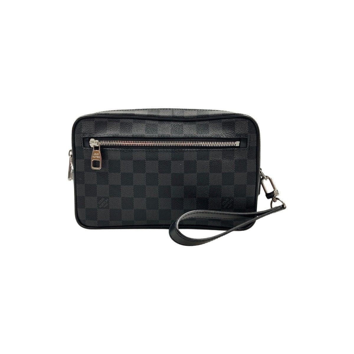 Louis Vuitton Damier Graphite Pochette Kasai Second Bag Black
