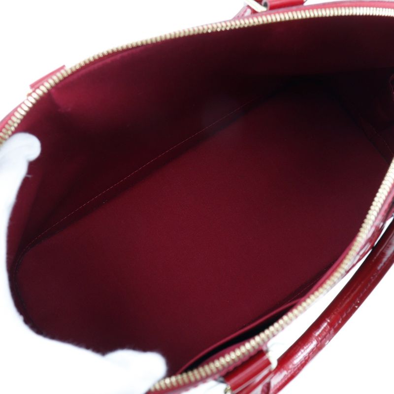 Louis Vuitton Alma GM Monogram Vernis Pomme D'amour Red Sn2133 — view 7